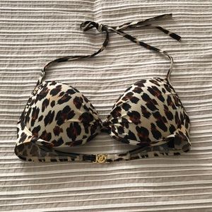 VS Cheetah print bathing suit top